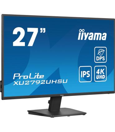 Iiyama ProLite XU2792UHSU-B6 Pantalla Para PC 68,6 Cm (27") 3840 X 2160 Pixeles 4K Ultra HD LED Negro