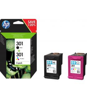 TINTA HP NEGRO HP301 PACK (NEGRO/TRICOLOR) N9J72AE