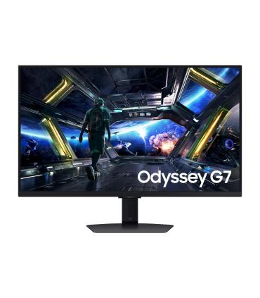 Smart Monitor Gaming Samsung Odyssey G7 S32DG702EU 32'  4K  1ms  144Hz  IPS  Multimedia  Regulable En Altura  Smart TV  Negro