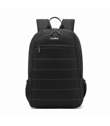 BOLSA MOCHILA PORTATIL 15.6 COOLBOX NEGRO IMPERMEABLE COO-BAG15-2N