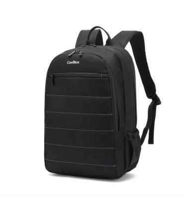 BOLSA MOCHILA PORTATIL 15.6 COOLBOX NEGRO IMPERMEABLE COO-BAG15-2N