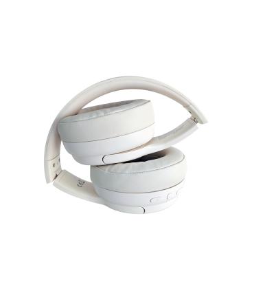 Headset Bluetooth Conceptronic Parris03c Carga Usb-c Bateria 30h Entrada 1xjack 3.5 Plegable Blanco