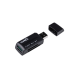 LECTOR DE TARJETAS NATEC MINI ANT 3 SDHC MMC M2 MICROSD USB 2.0 NEGRO