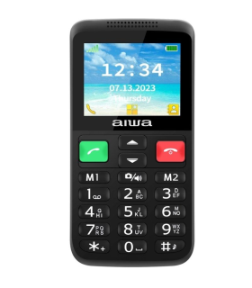 Telfono Mvil Aiwa FPH-S200-2G para Personas Mayores/ Negro