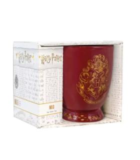 TAZA DESAYUNO BERENJENA ESCUDO HOGWARTS PALADONE REDSTRING PP4260HPV2