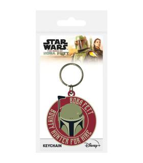 LLAVERO DE GOMA STAR WARS EL LIBRO DE BOBA FETT PYRAMID REDSTRING RK39329C