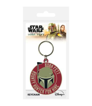 LLAVERO DE GOMA STAR WARS EL LIBRO DE BOBA FETT PYRAMID REDSTRING RK39329C