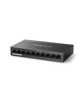 Switch Poe+ No Gestionable Mercusys Ms110p 10p 10/100 Con 8p Poe+ 65w Ethernet Mini Desktop