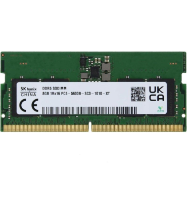 Memoria RAM SK hynix 8GB/ DDR5/ 5600MHz/ SODIMM