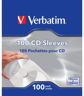 Fundas CD-R Verbatim Sleeves  Caja-100uds