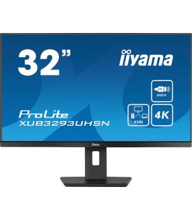 Iiyama ProLite XUB3293UHSN-B5 Pantalla Para PC 80 Cm (31.5") 3840 X 2160 Pixeles 4K Ultra HD LCD Negro