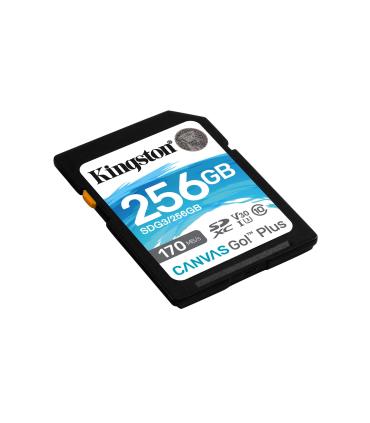 Kingston Technology Canvas Go! Plus Memoria Flash 256 GB SD Clase 10 UHS-I