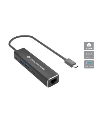 Adaptador Usb-c A Red 2.5gb Rj45 Conceptronic Con Hub Usb 3.2 2 Usc-c 2p Usb-a G