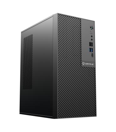 CAJA MICRO-ATX SEMITORRE NUMEN 500 PRO 4USB 1TYPEC (SIN FUENTE) NEGRA 52115