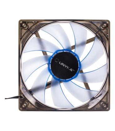 VENTILADOR CAJA ADICIONAL 12X12 UNYKA LED AZUL GAMING 51791