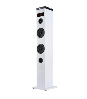 Torre de Sonido con Bluetooth NGS SKY CHARM/ 50W/ 2.0/ Blanca