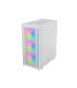 Caja Atx Semitorre Gaming Mars Gaming Mcairw Frontal Blanco De Malla 4x120mm Rainbow