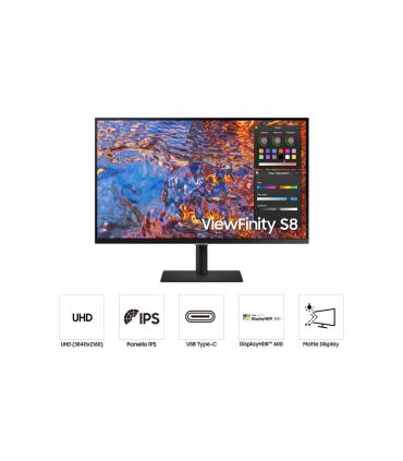 Monitor 32 Dp Hdmi Samsung Ls27d702eauxen Ips 4k 60hz 280 Cd m 5ms Vesa 100x100 Hub Usb-c Lan