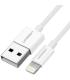 CABLE UGREEN USB-A MALE A LIGHTNING MFI 1M WHITE