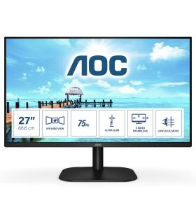 AOC - Monitor LCD 27B2H 68,6 Cm - 27" - Full HD WLED - IPS - 1920 X 1080 - 250 Cd m - 4 Ms - HDMI - VGA - Negro