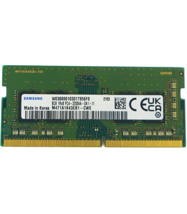 Memoria RAM Samsung M471A1K43EB1-CWE 8GB/ DDR4/ 3200MHz/ SODIMM