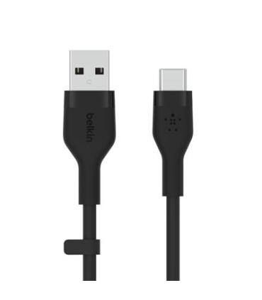 Cable Belkin Cab008bt3mbk Usb-a A Usb-c Boostcharge Flex 3m Color Negro Silicona