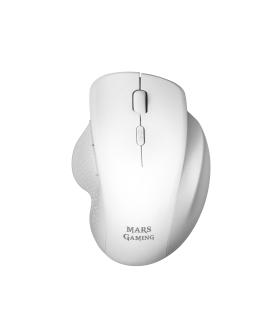 Ratn Gaming Inalmbrico Mars Gaming MMWERGO  Hasta 3200 DPI  Blanco