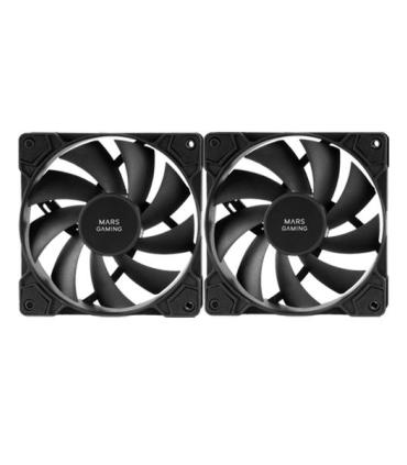 Pack 2 Ventiladores Mars Gaming MF-PWMX2  12cm