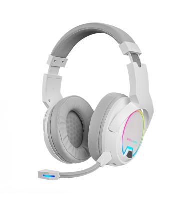 Auriculares Gaming Inalmbricos Con Micrfono Mars Gaming MHW100  Jack 3.5  Blancos