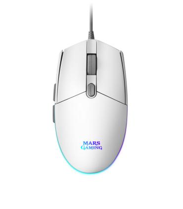 Ratn Gaming Mars Gaming MMGW  Hasta 3200 DPI  Blanco