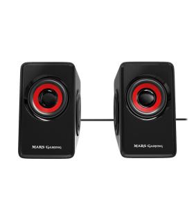 Altavoces Mars Gaming MS1  10W  2.0  Rojos