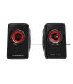 Altavoces Mars Gaming MS1/ 10W/ 2.0/ Rojos