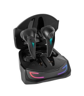 Auriculares Bluetooth Mars Gaming MHI-Ultra Con Estuche De Carga  Autonoma 7-8h  Negros