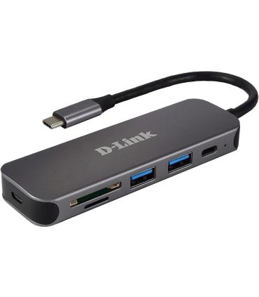 6-in-1 USB-C Hub With HDMI Card Reader P - 6-in-1 USB-C Hub With HDMI Card Reader P