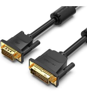 Cable Conversor Vention EACBG/ DVI Macho - VGA Macho/ 1.5m/ Negro