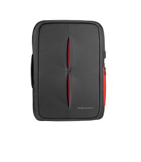 Mochila Mars Gaming MB2 Para Porttil Hasta 17.3'  Puerto USB  Antirrobo  Impermeable  Gris Y Roja