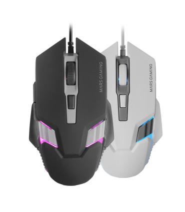 Ratn Gaming Mars Gaming MM024  Hasta 4000 DPI  Blanco