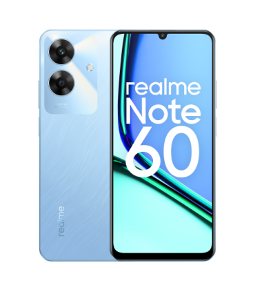 realme Note 60 17,1 cm (6.74\") SIM doble Android 14 4G USB Tipo C 4 GB 128 GB 5000 mAh Azul