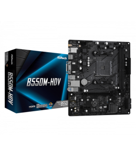 Asrock B550M-HDV AMD B550 Zcalo AM4 micro ATX