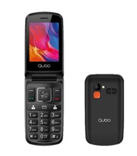 Telfono Mvil Qubo P-210C para Personas Mayores/ Negro