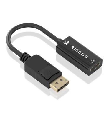 CONVERSOR DISPLAYPORT A HDMI 4K60HZ DPM-HDMIH NEGRO 15CM AISENS A125-0905