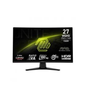 MSI MONITOR MAG 274CQF. 27\" RAPID VA CURVO 1500R. 2560X1440 . 180HZ. NEGRO