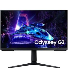 Monitor Gaming Samsung Odyssey G3 S24DG304EU/ 24\'/ Full HD/ 1ms/ 180Hz/ VA/ Regulable en altura/ Negro