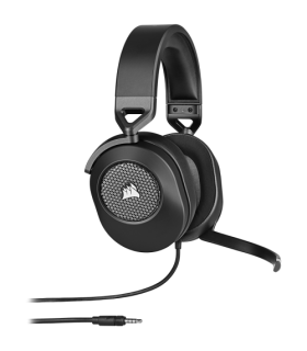 Corsair HS65 SURROUND Auriculares Almbrico De mano Juego Carbono