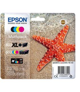 EPSON Tinta MultiPack Std XL Estrella De Mar 4 Tintas 603 XL Negro Std. CMY No Tag Multi