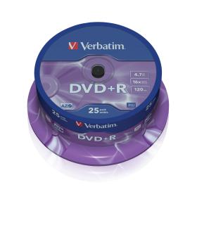 DVD+R Verbatim Advanced AZO 16X  Tarrina-25uds