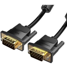 Cable VGA Vention DADBH/ VGA Macho - VGA Macho/ 2m/ Negro