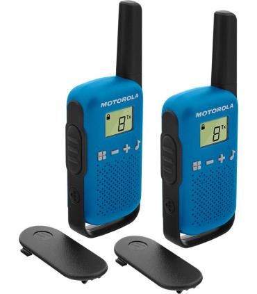 MOTOROLA TAKABOUT T42 AZUL   PAREJA DE WALKIE TALKIE 4KM