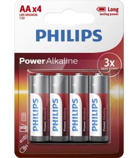 Pack De 4 Pilas AA Philips LR6P4B 10  1.5V  Alcalina