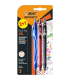 Bolgrafo de Tinta de Gel Retrctil Bic Gelocity Quick Dry 972035/ 3 unidades/ Surtidos